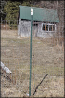 Post in ground